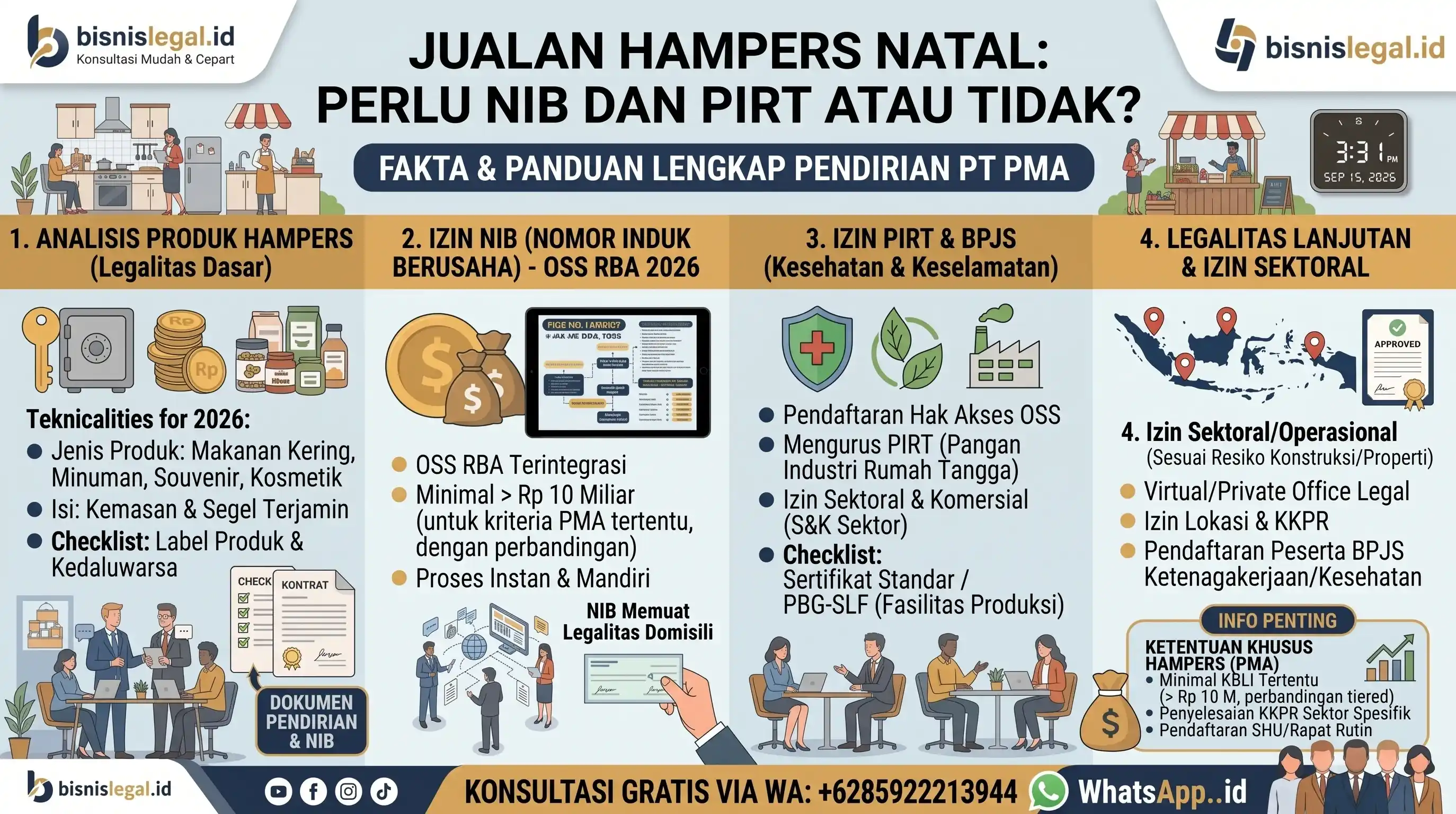 Jualan Hampers Natal: Perlu NIB dan PIRT atau Tidak?